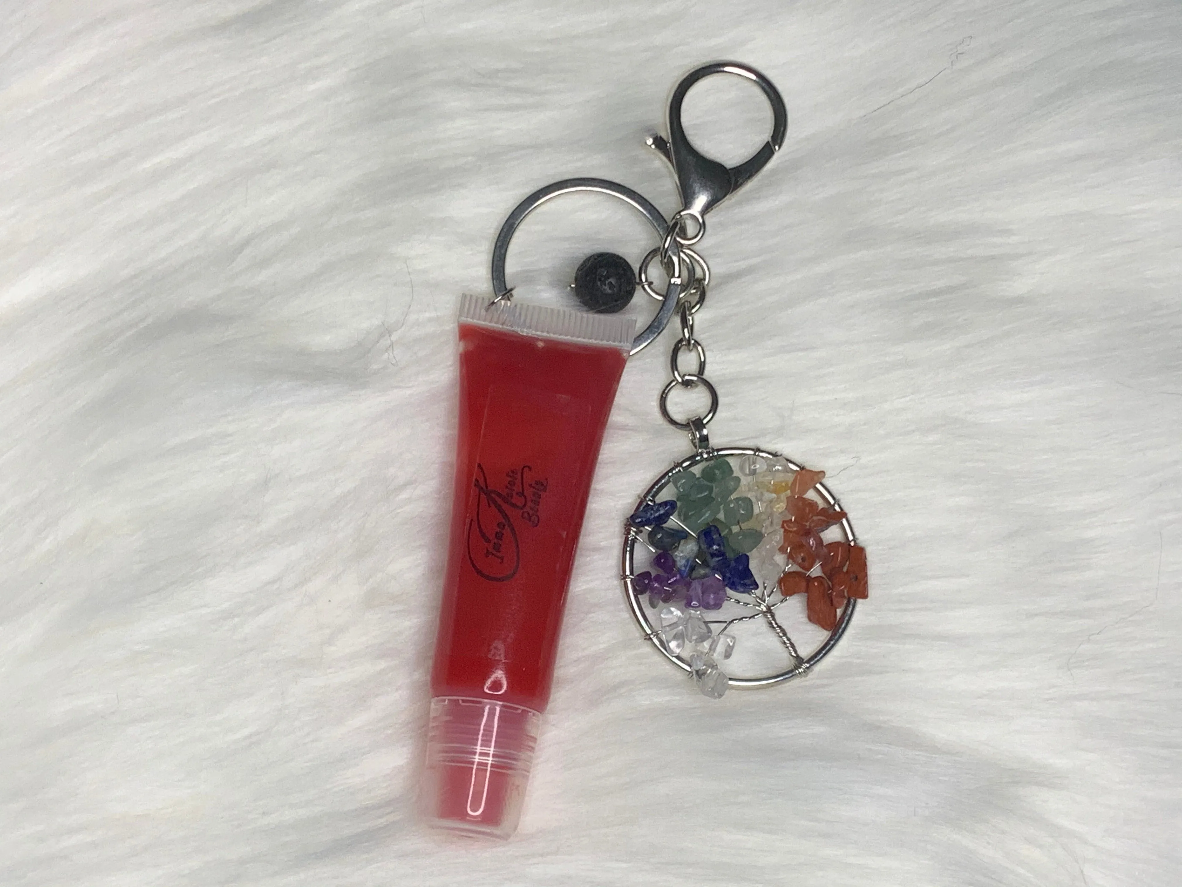 Tree of Life Lipgloss Keychain