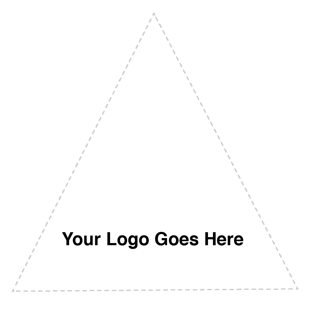 Triangle Shaped Logo Stamp | Self-inking