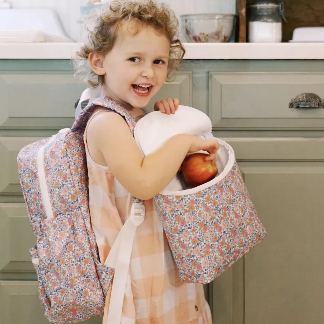 TRVL Design - Take Away- Insulated Bag - Baby Gift - Pink Gingham