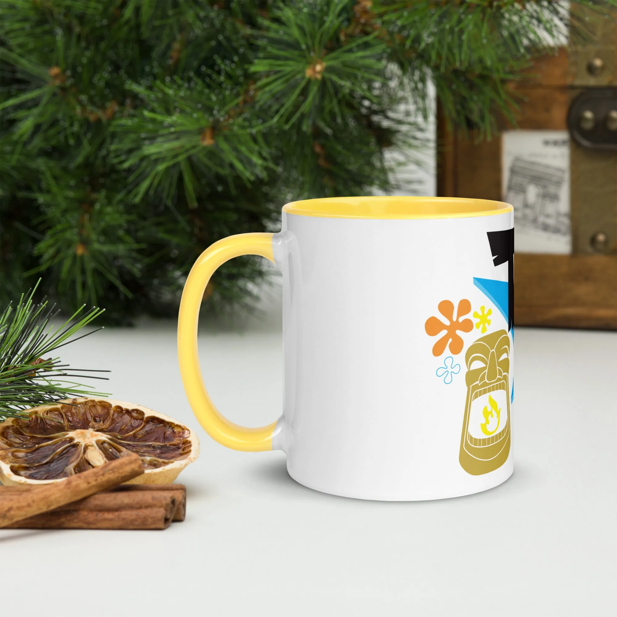 TU logo Coffee Mug with color inside