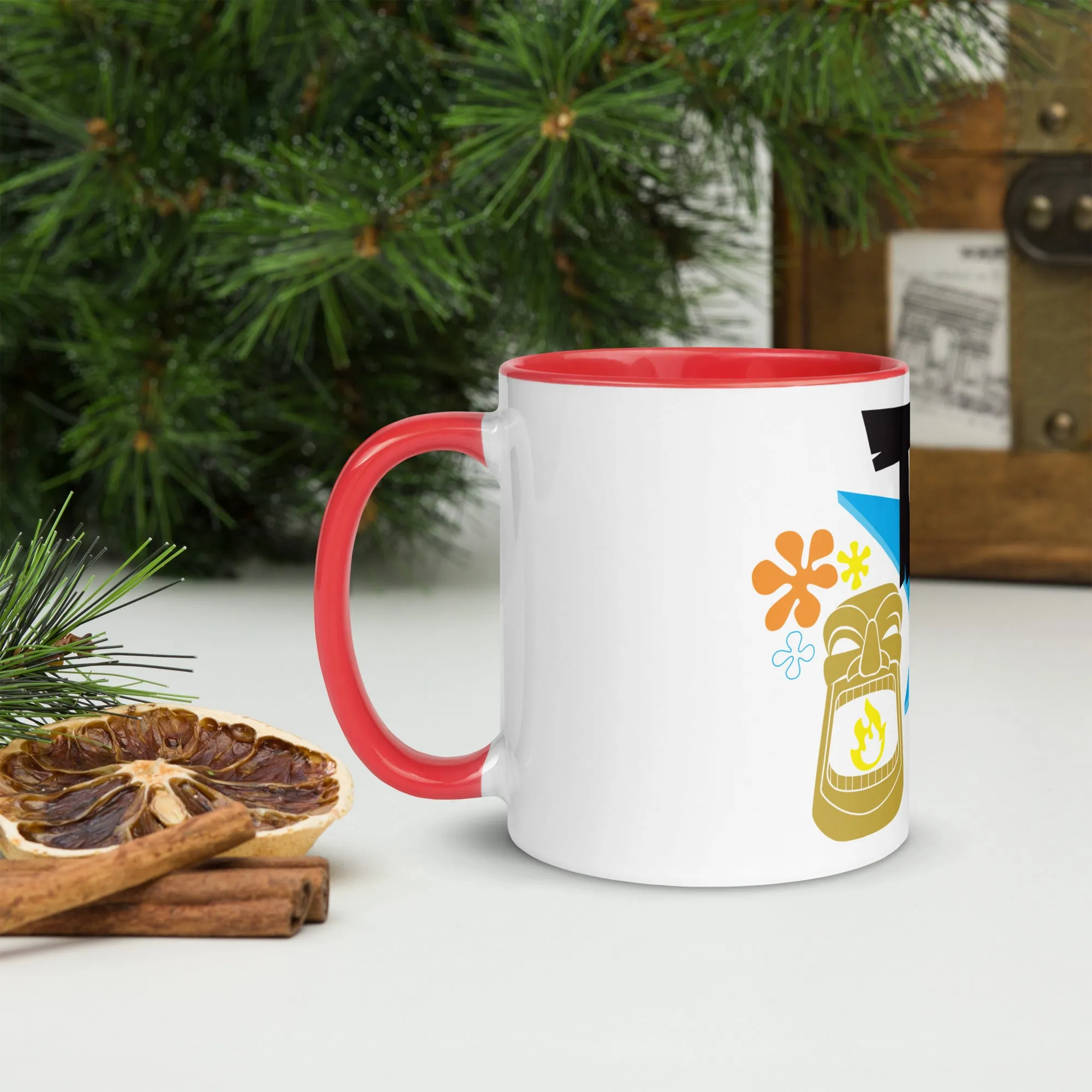 TU logo Coffee Mug with color inside