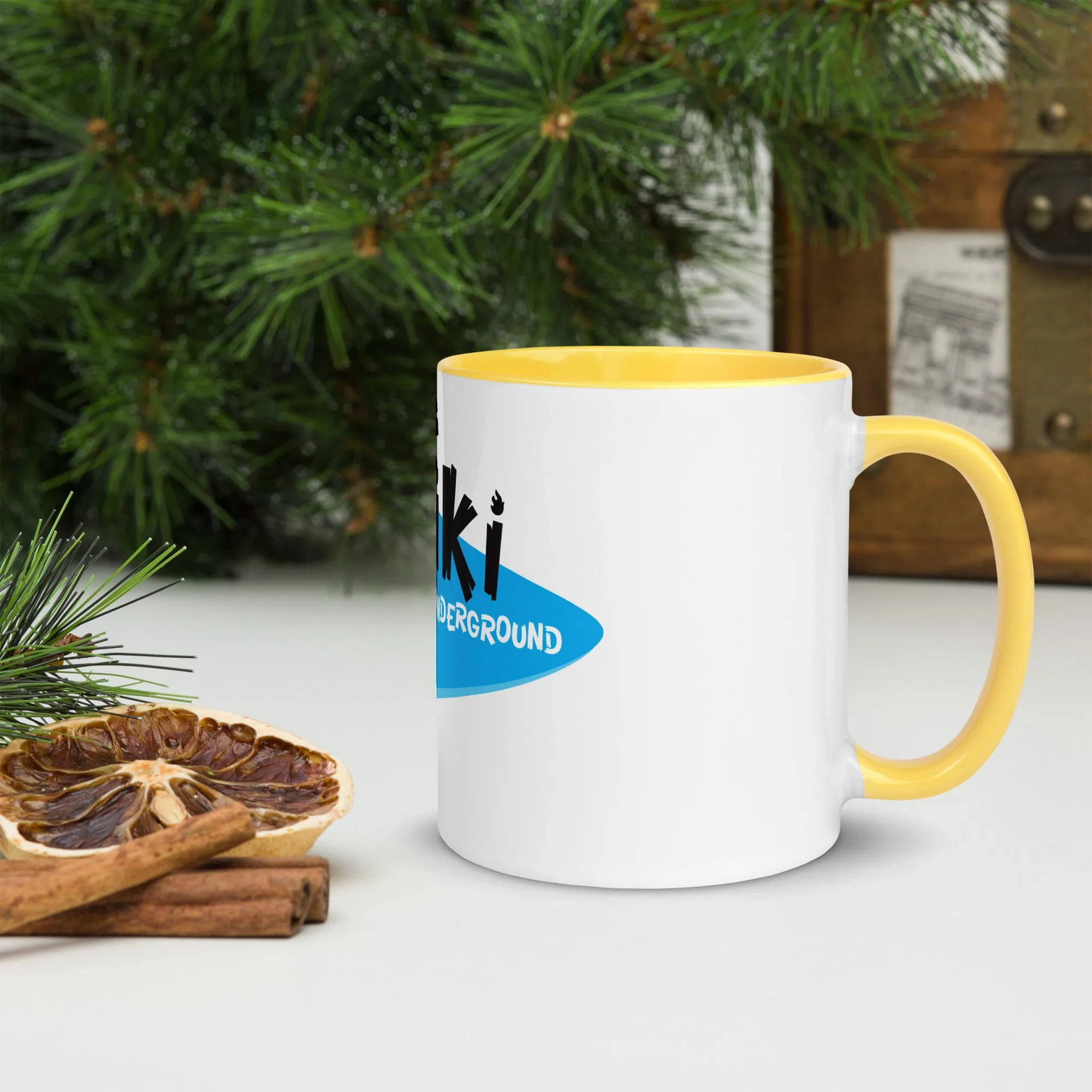 TU logo Coffee Mug with color inside