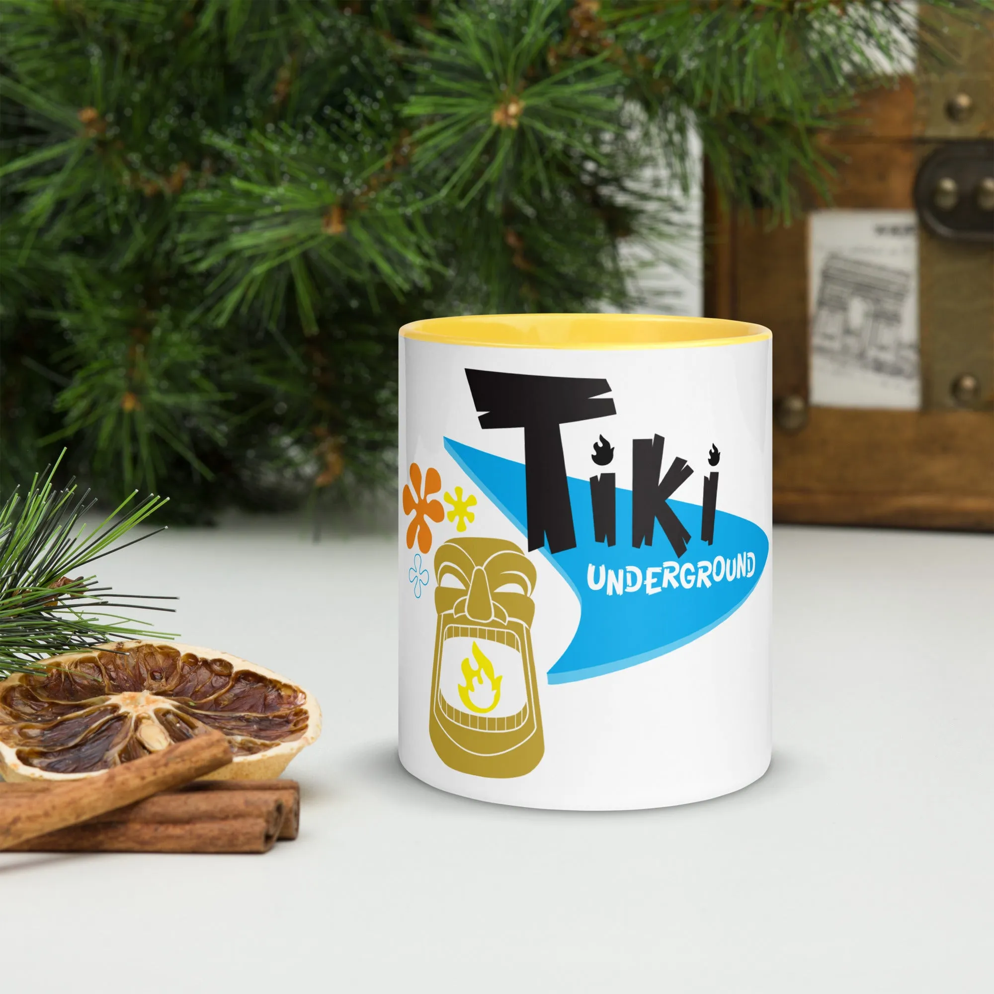 TU logo Coffee Mug with color inside