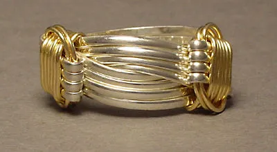 Two Tone 2 Knot Ring