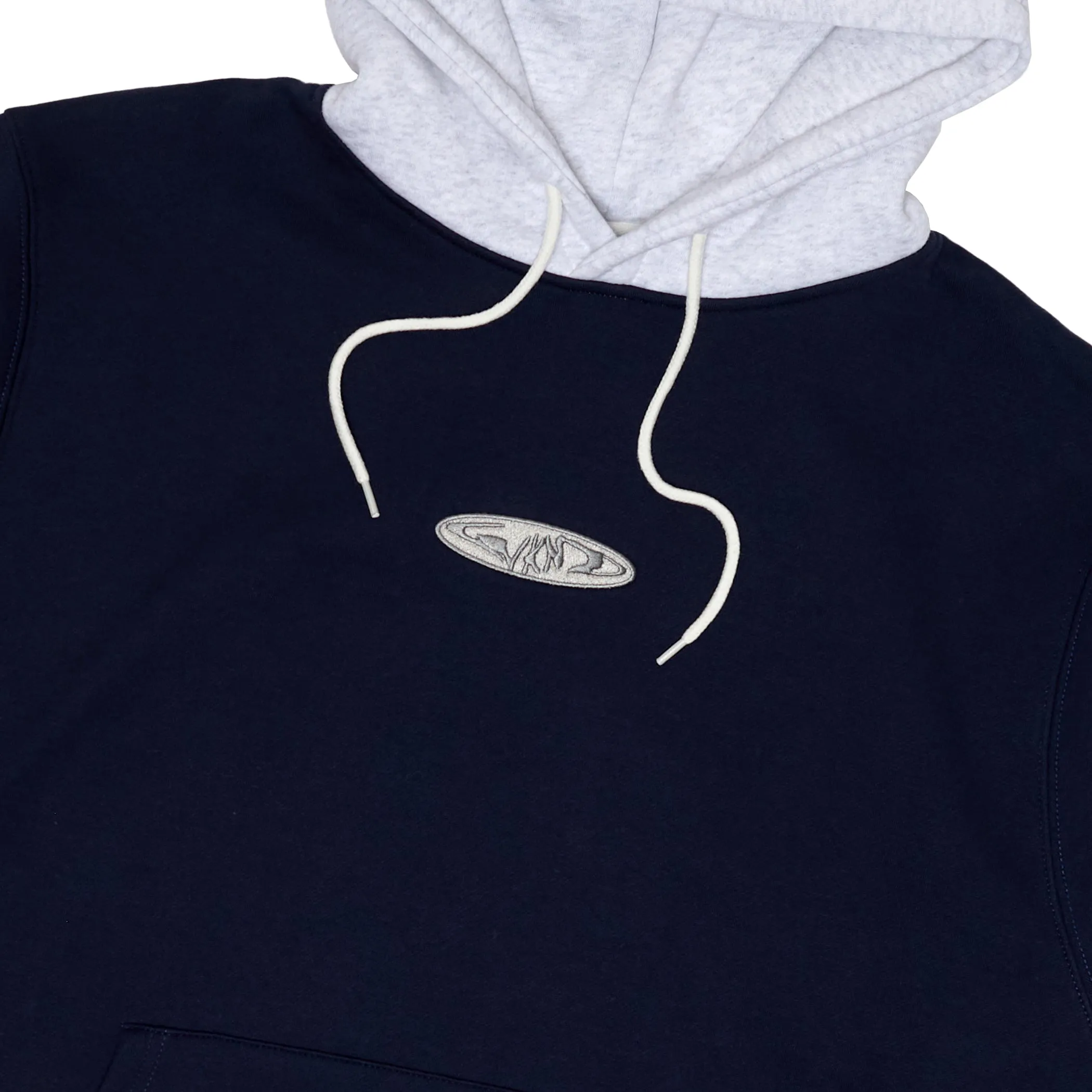 Two Tone Hoodie - Navy / Heather