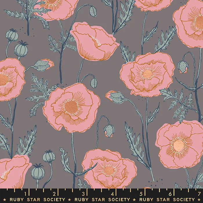 Unruly Nature, Icelandic Poppies in Cloud