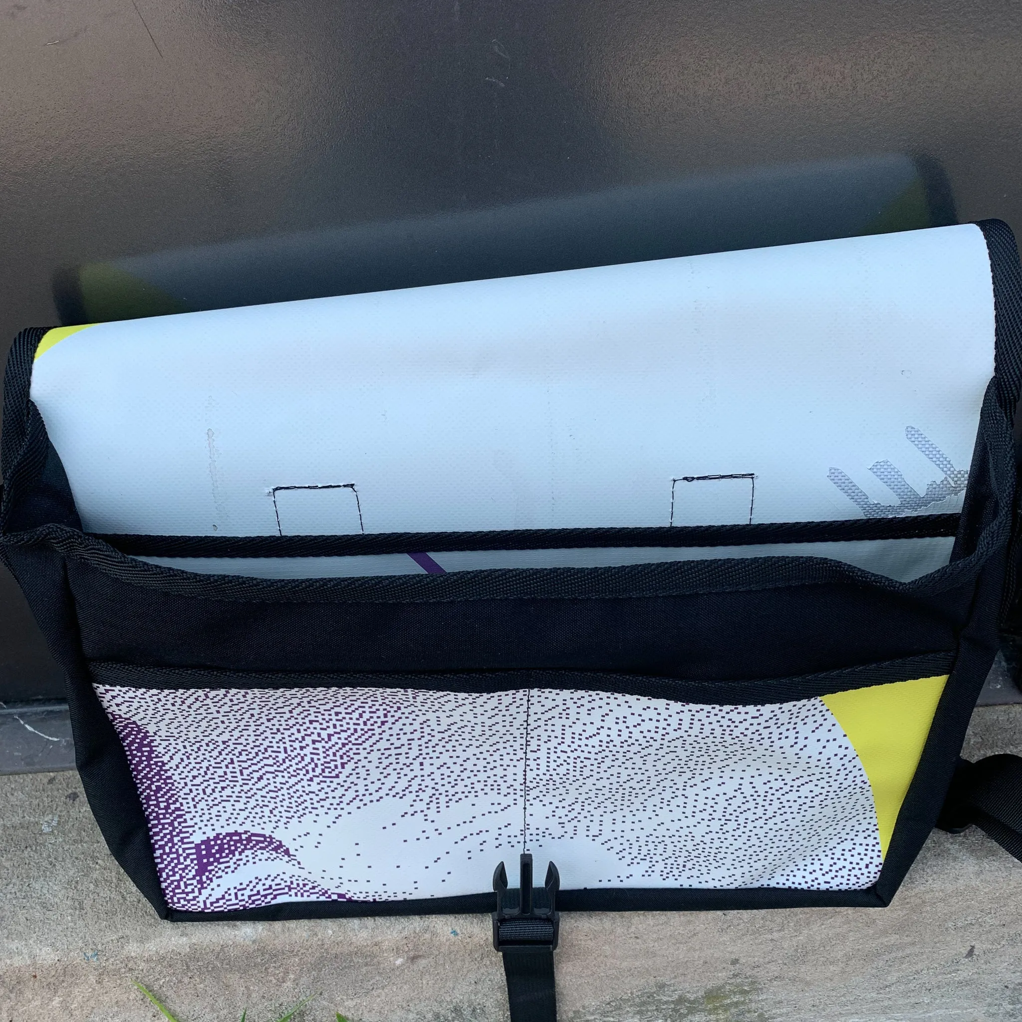Upcycled Sign Shoulder Bag