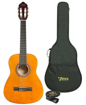 Valencia VC102K Classical Guitar Pack - 1/2 Size (Natural)
