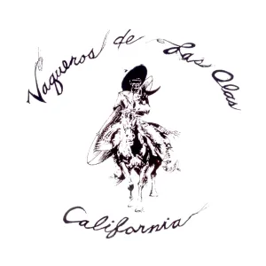 Vaqueros de las Olas Classic Sticker - Black