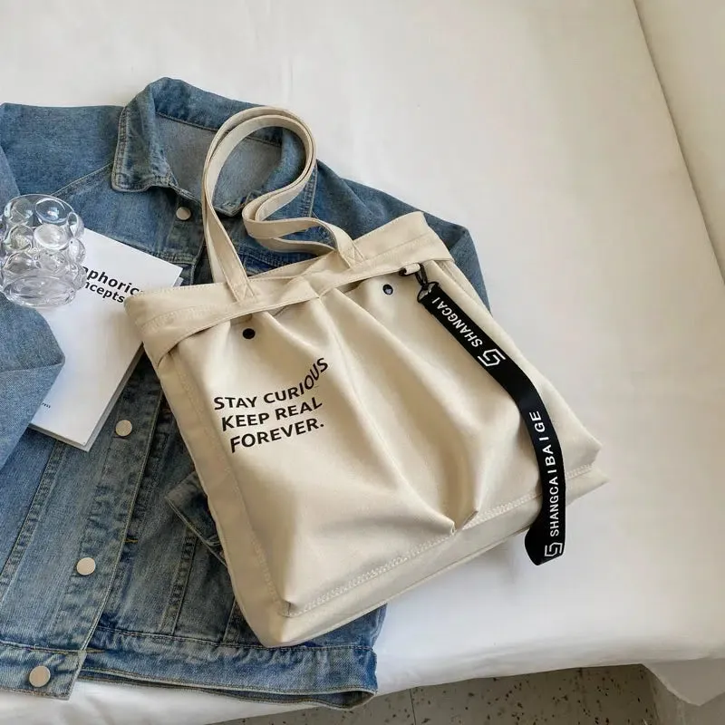 Versatile Stay Curious Tote Bag