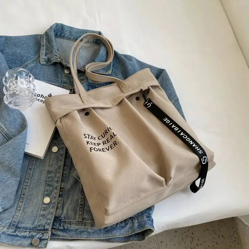 Versatile Stay Curious Tote Bag