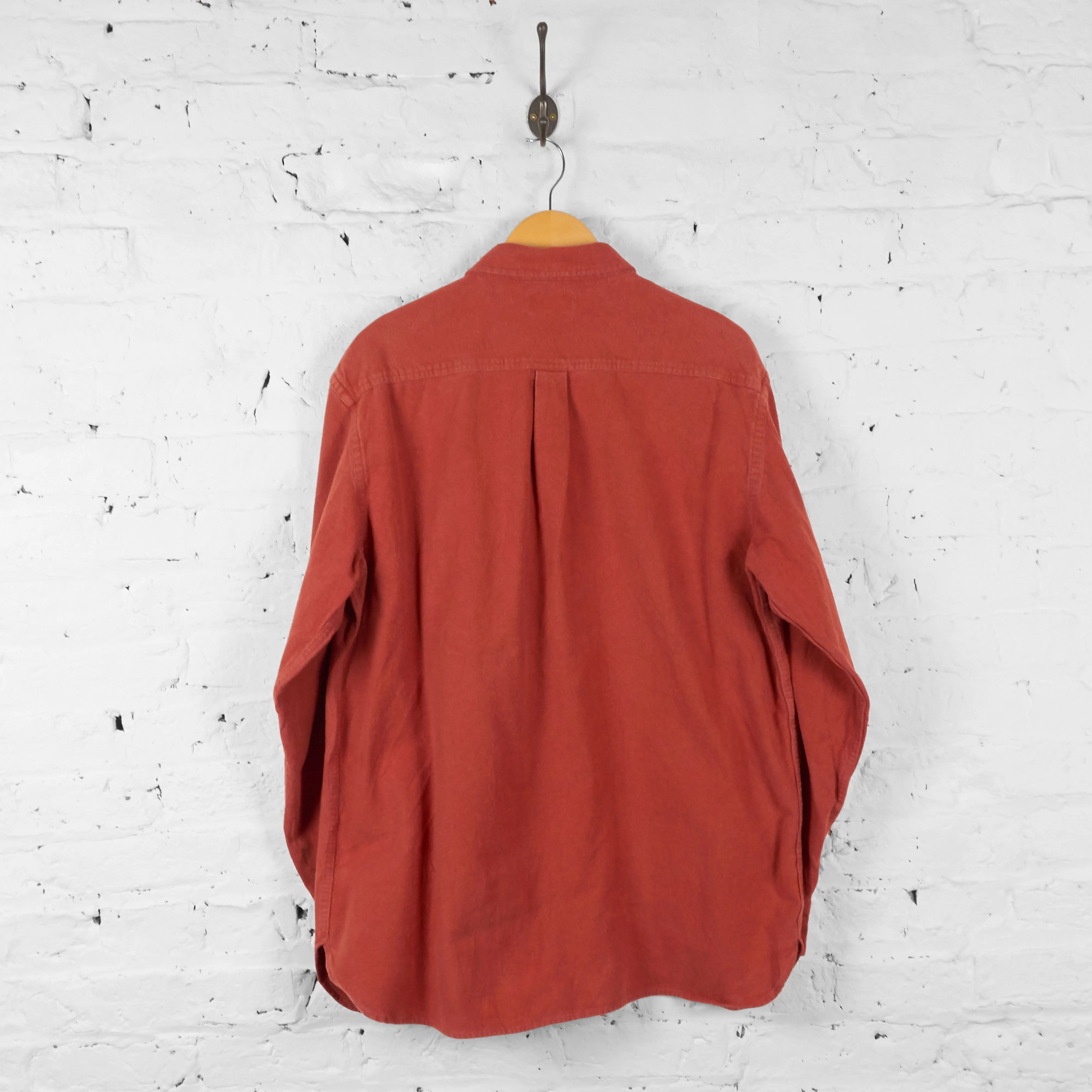 Vintage L.L Bean Utility Shirt - Orange - L