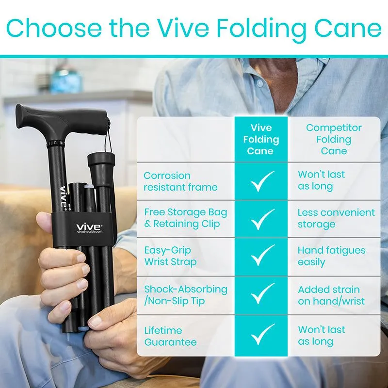 Vive Folding Cane