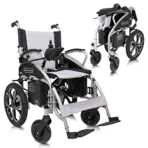 Vive Mobility Compact Power Wheelchair - Foldable Long Range Transport Aid