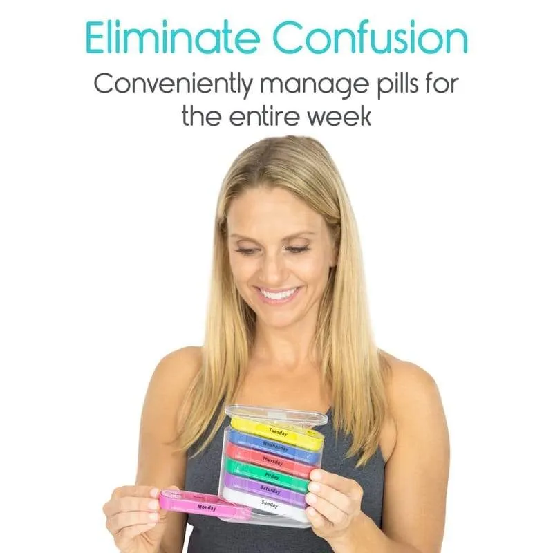 Vive Stackable Pill Organizer