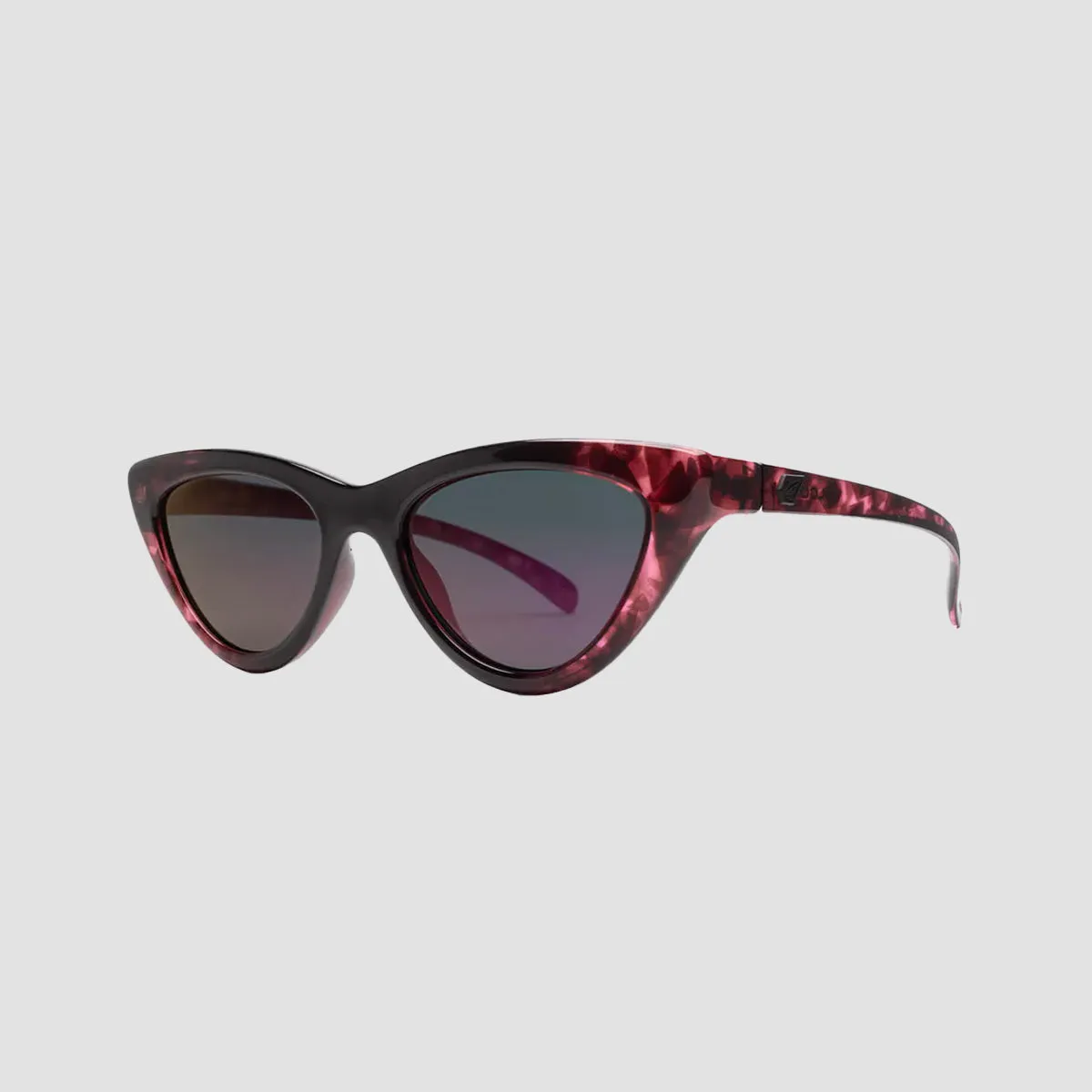 Volcom Knife Sunglasses Gloss Purple Tort/Grey Purple Chrome - Unisex