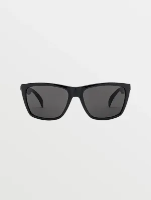 Volcom Plasm Gloss Black/Gray Sunglasses