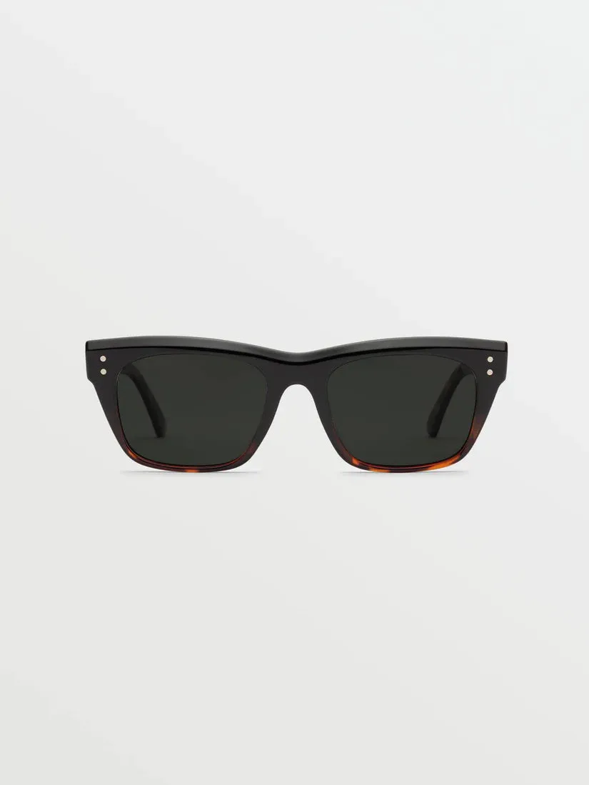 Volcom Stoneview Gloss Darkside/Grey Polar Sunglasses