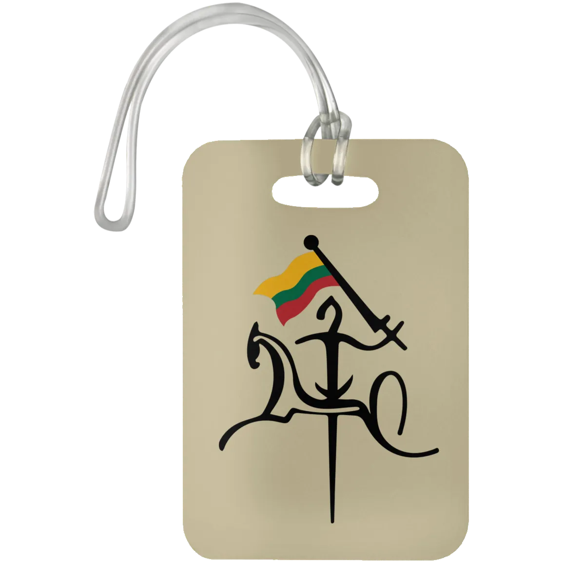 Vytis with Flag - Luggage Bag Tag