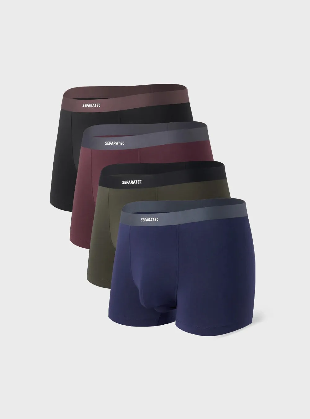 Waistfree™ Seamless Bamboo Rayon Trunks 4 Pack