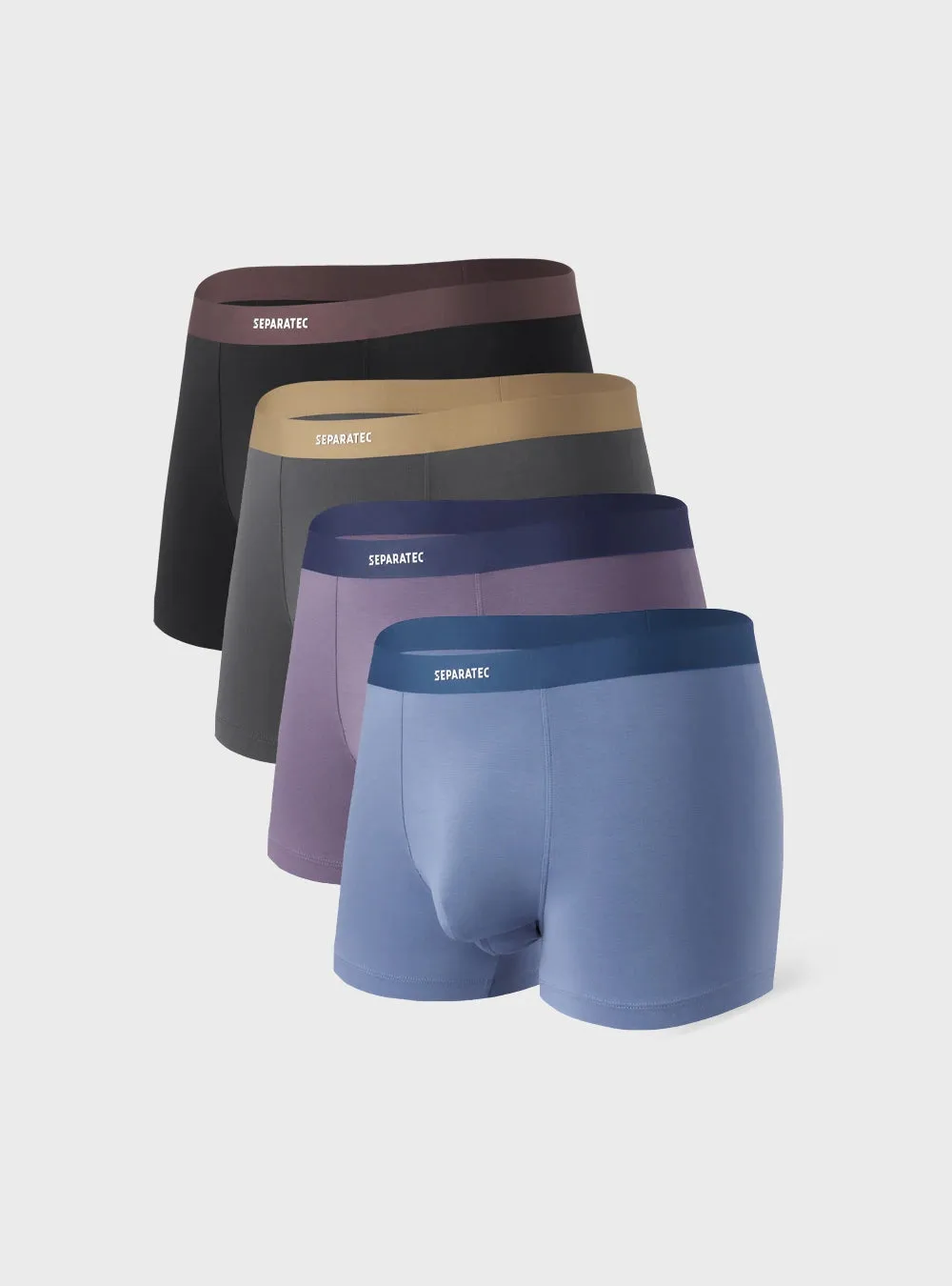 Waistfree™ Seamless Bamboo Rayon Trunks 4 Pack