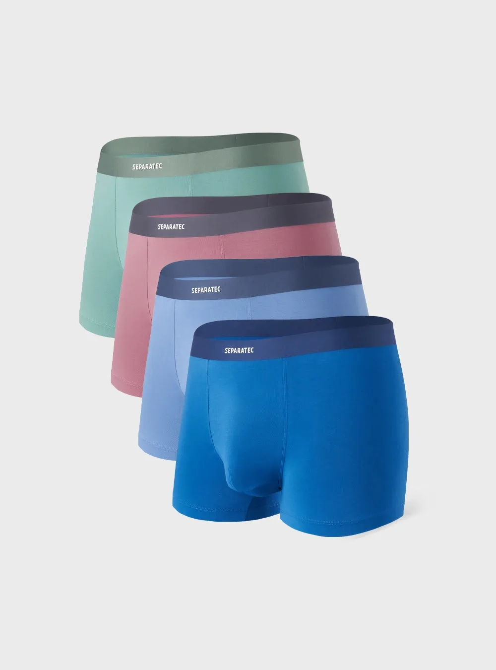 Waistfree™ Seamless Bamboo Rayon Trunks 4 Pack