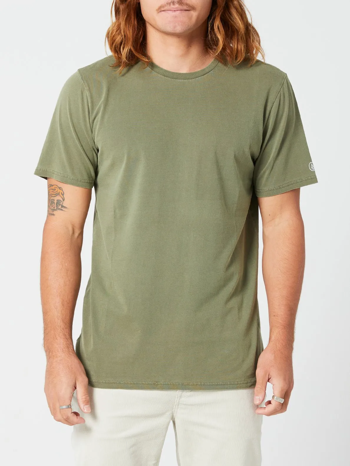 Wash Solid Short Sleeve Tee