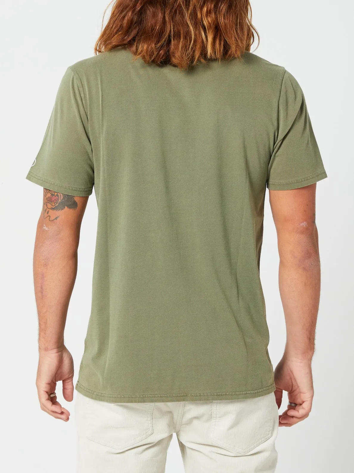 Wash Solid Short Sleeve Tee