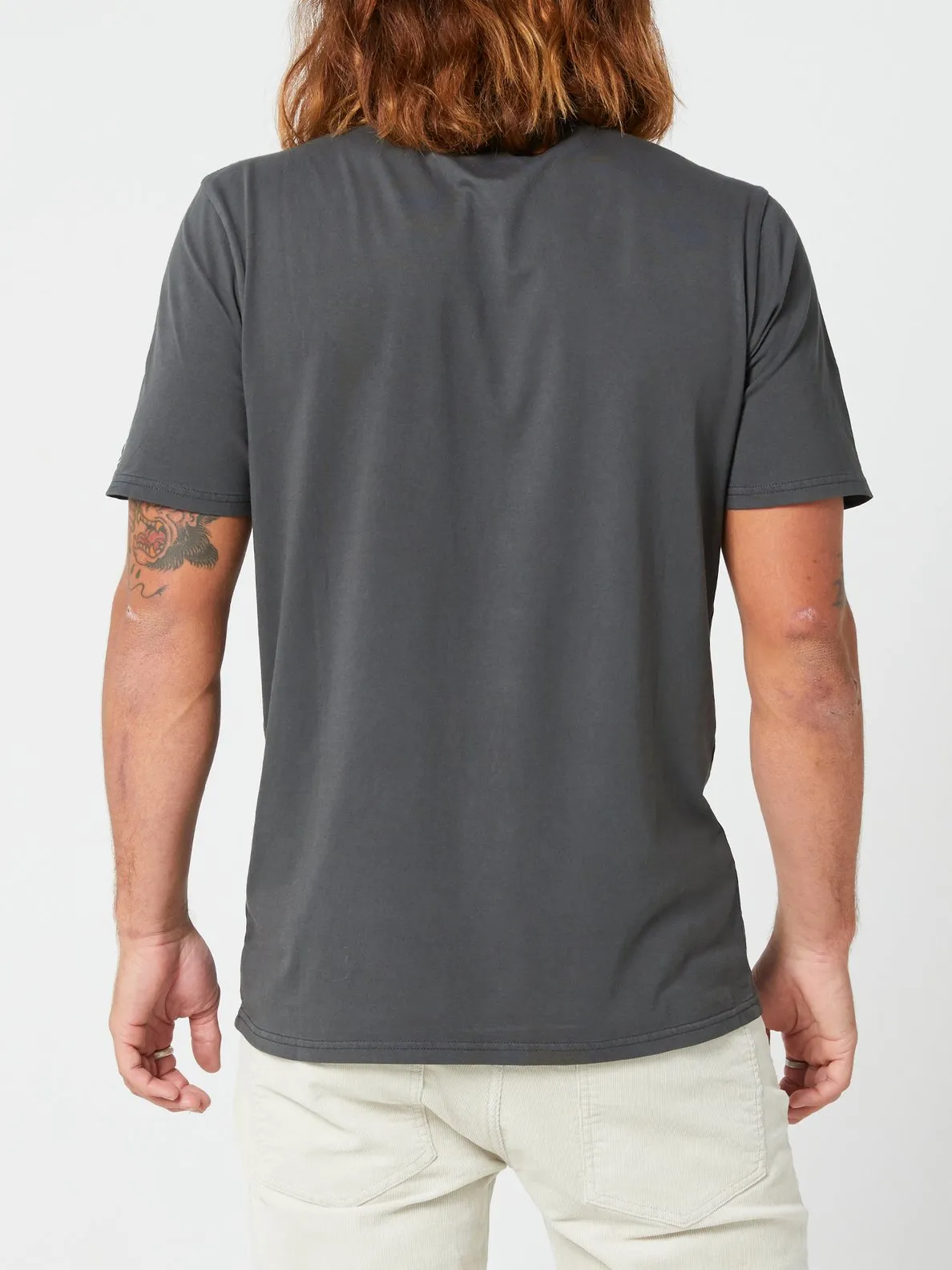 Wash Solid Short Sleeve Tee