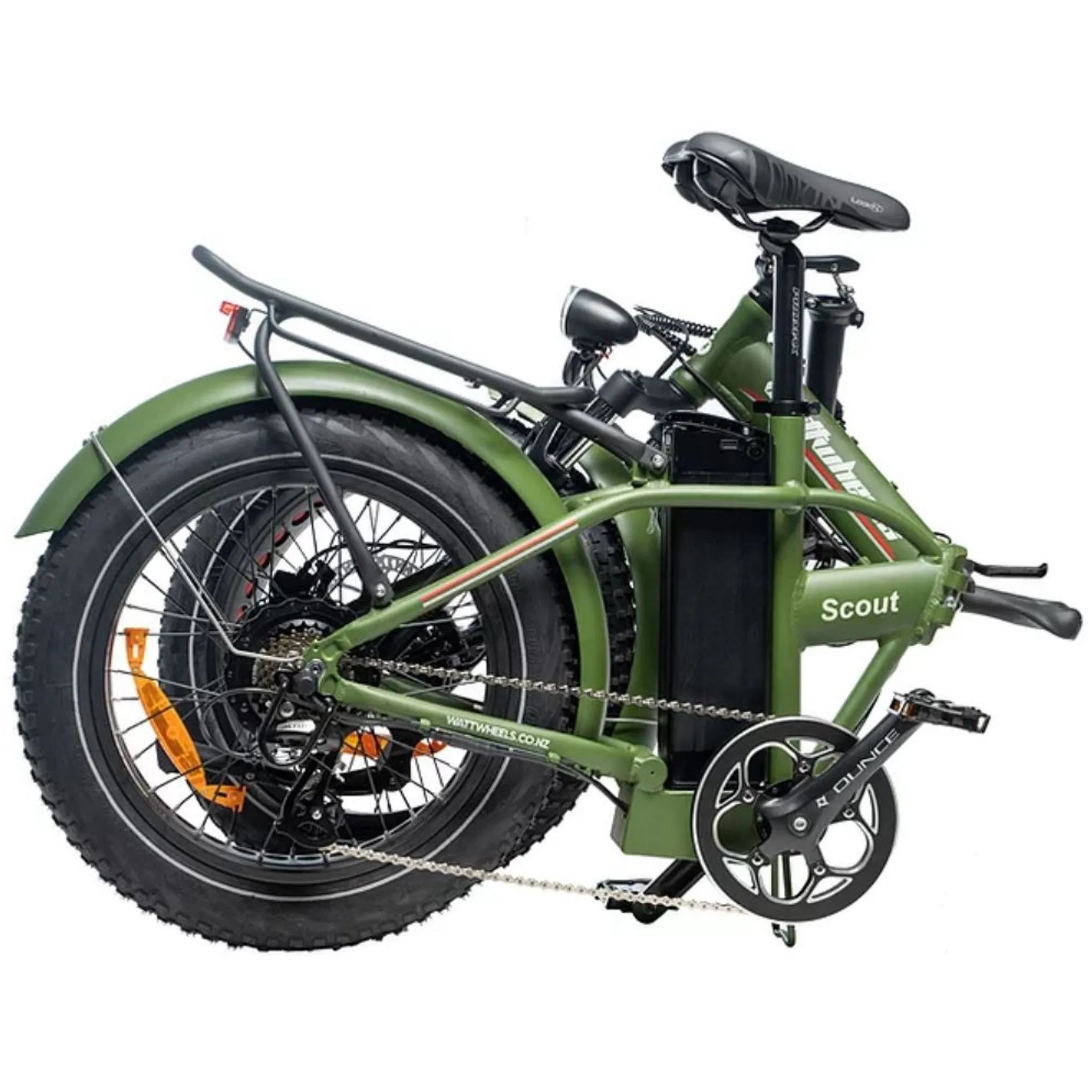 Watt Wheels Scout LS Folding Electric Bike 624wh Battery Gloss Red