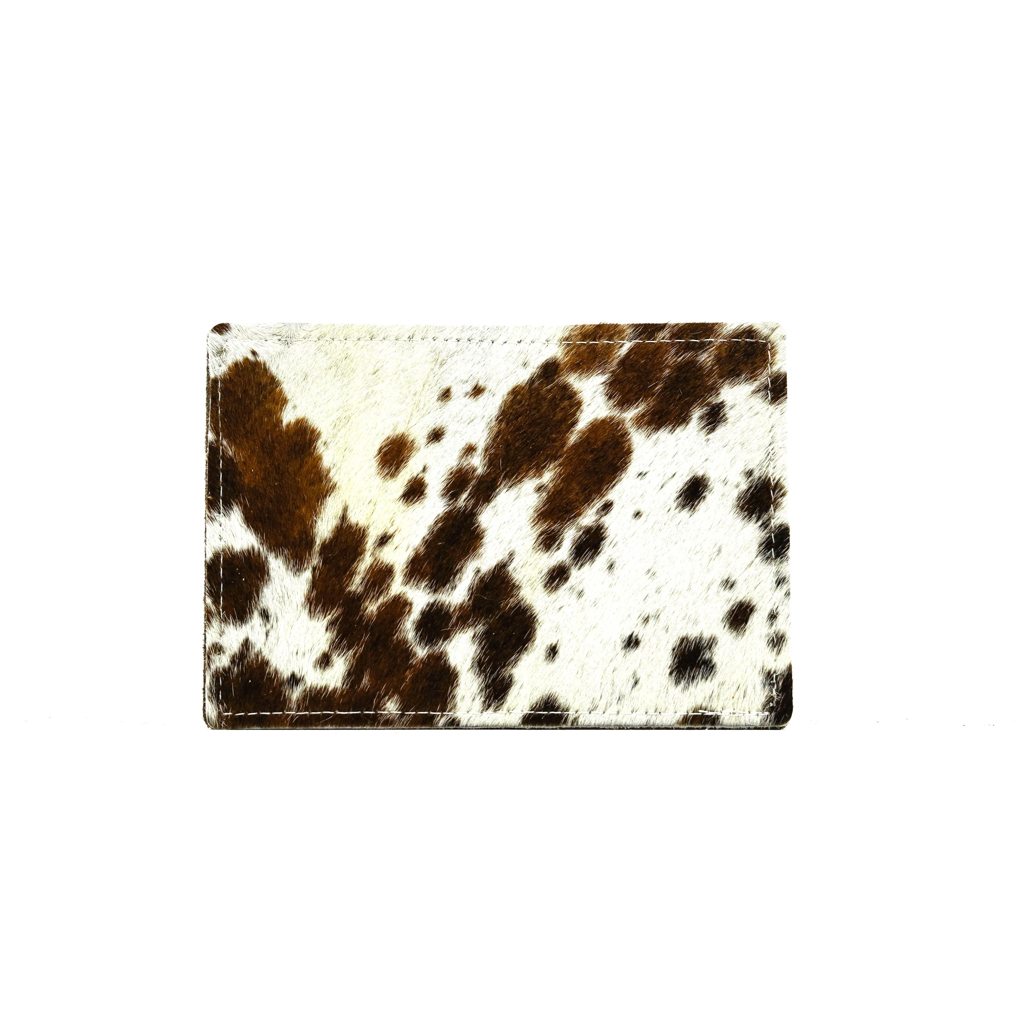 Waylon Wallet - Exotic Brindle w/ Saddle Croc