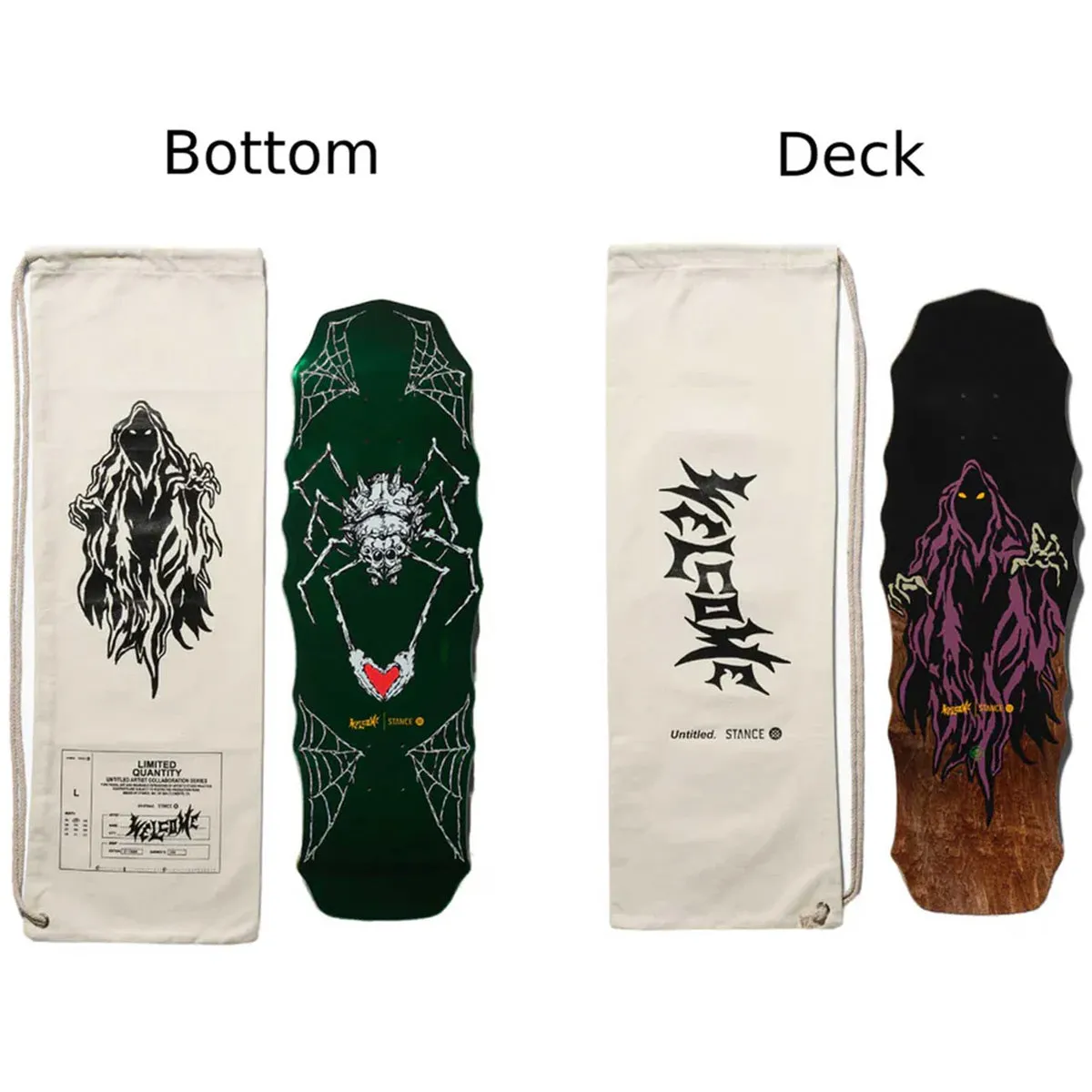 Welcome - X Stance Untitled Set 9.75 Skateboard Deck