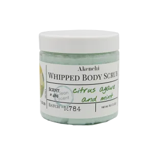 Whipped Soap Body Scrub #489 | Citrus Agave Mint