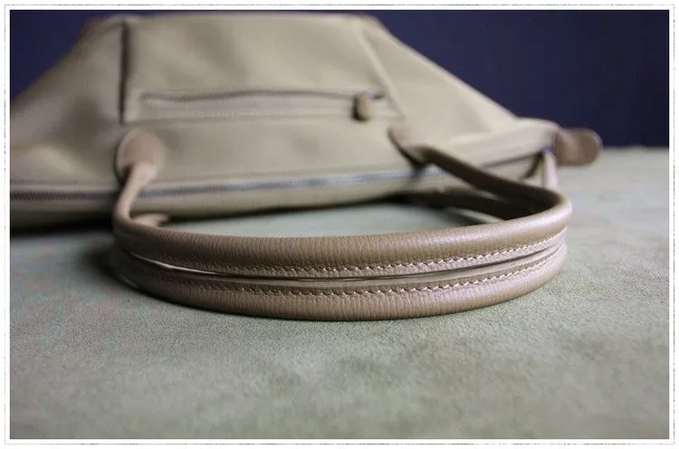Womens Light Green Nylon Shoulder Tote Medium Green Nylon Handbag Purse for Ladies