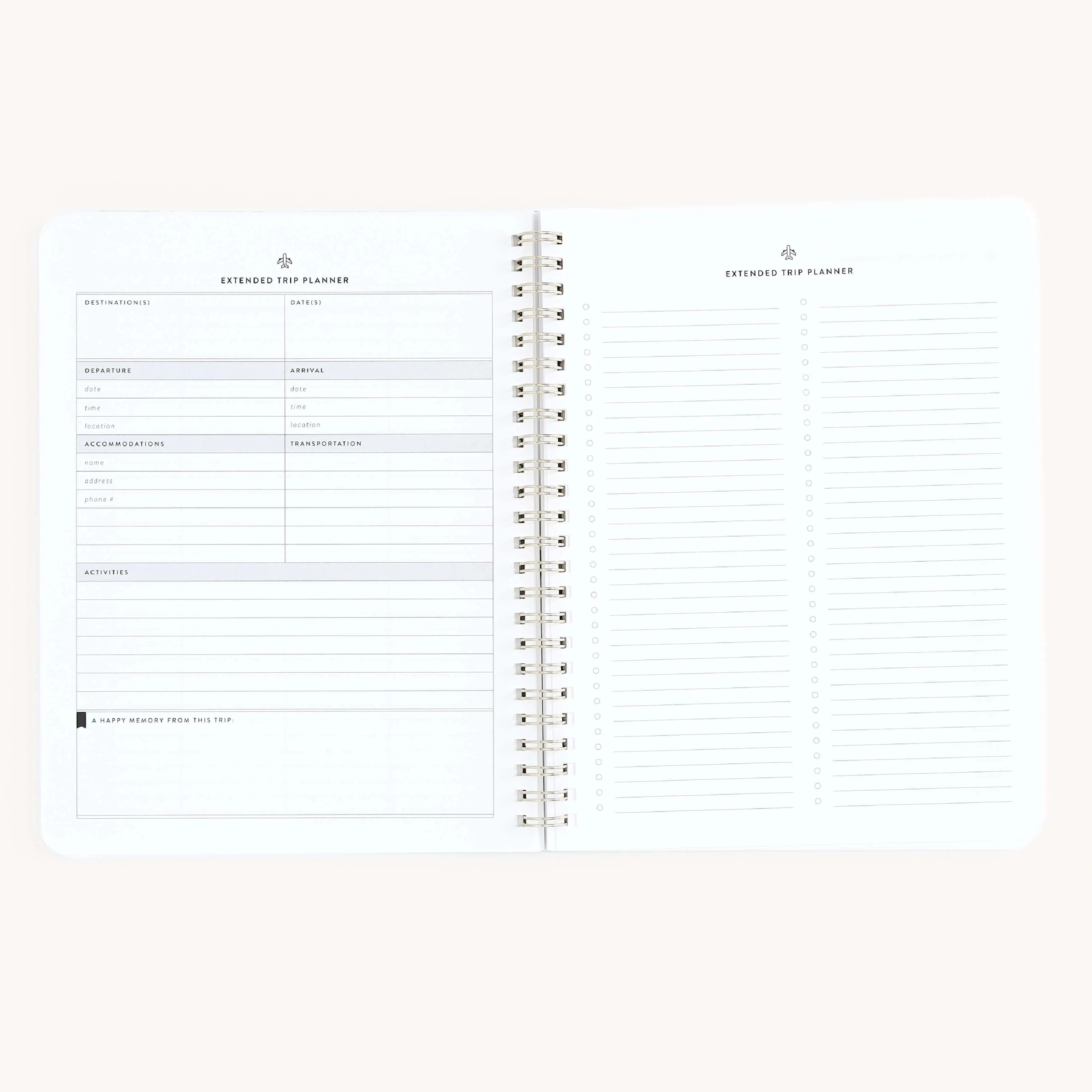 Workbook - Travel Planning