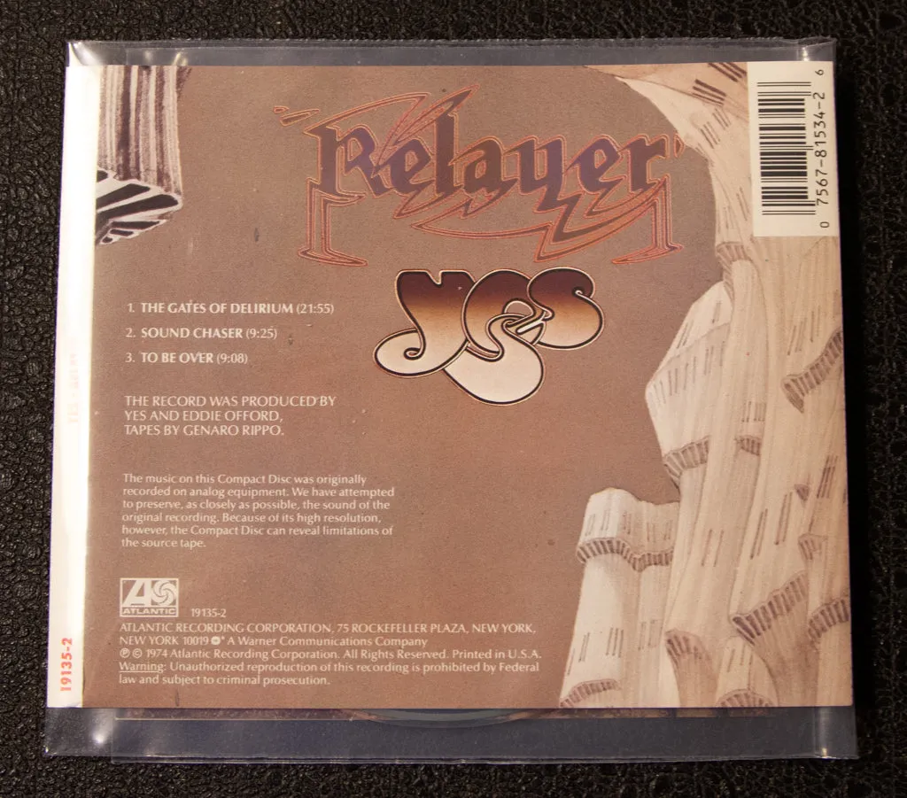 Yes: Relayer CD