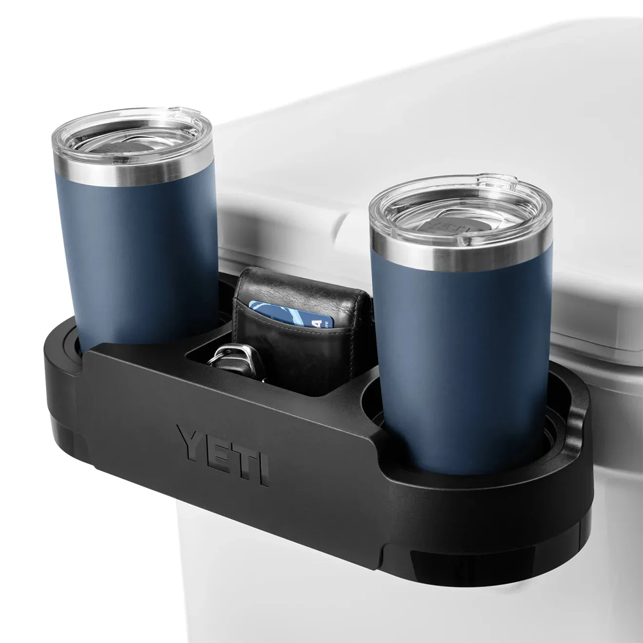 YETI Roadie Wheeled Cooler Cup Caddy Black
