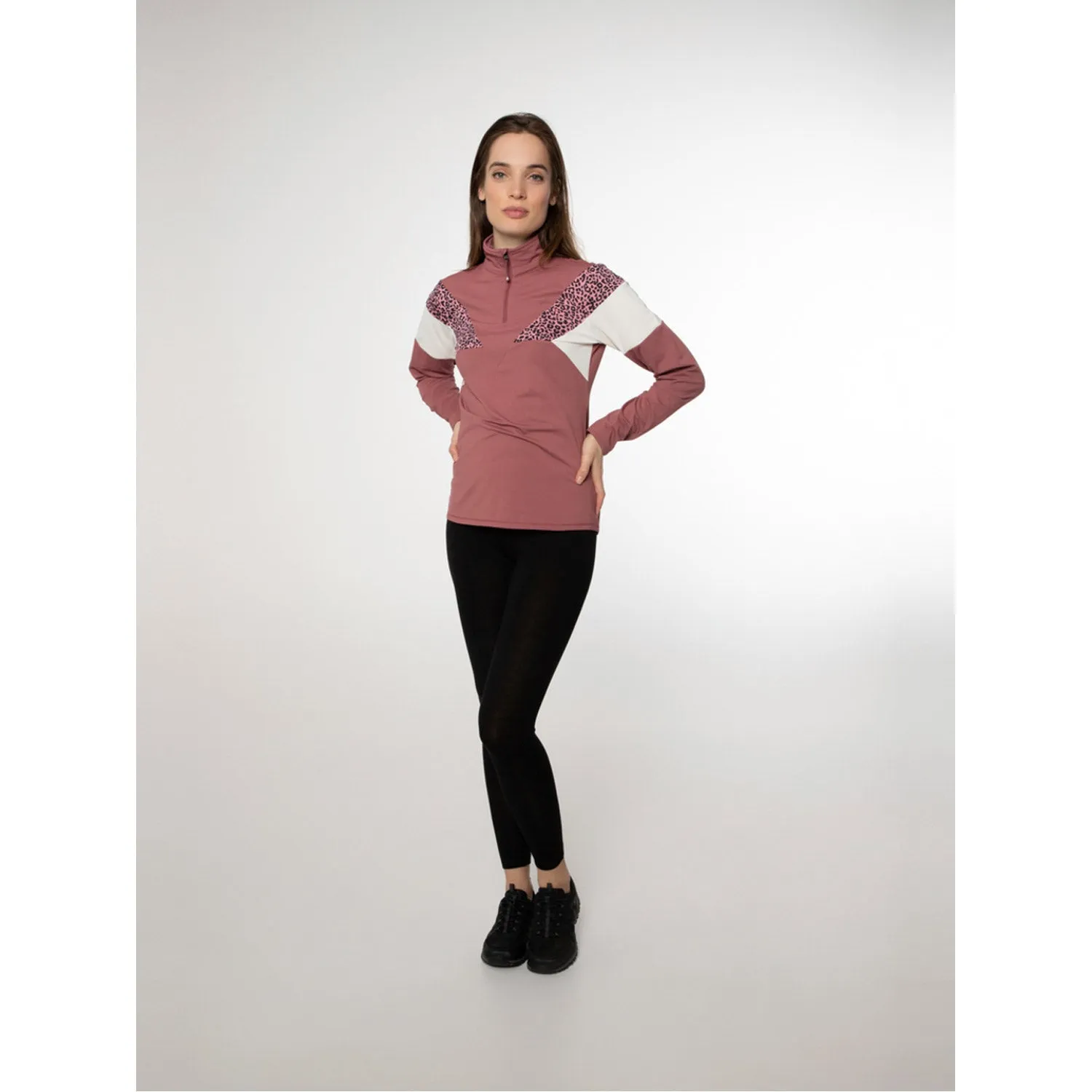 Yingsa 1/4 Zip Ladies Skivvy Top 2022