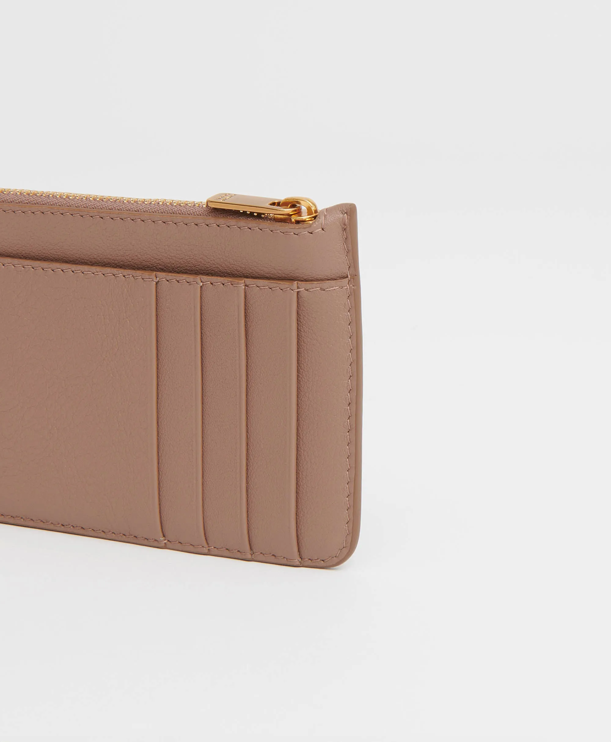 Zip Card Holder - Biscotto
