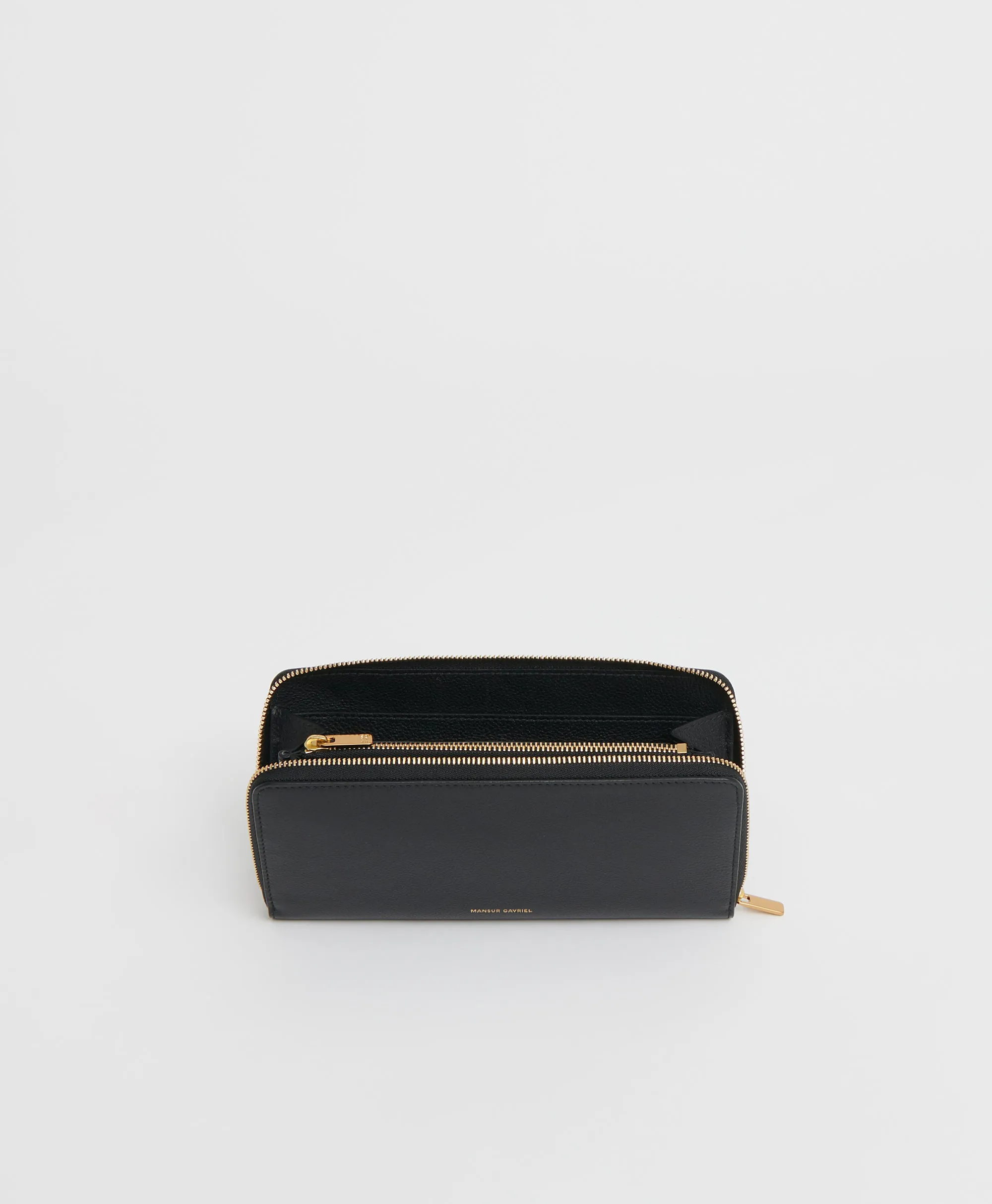 Zip Continental Wallet - Black