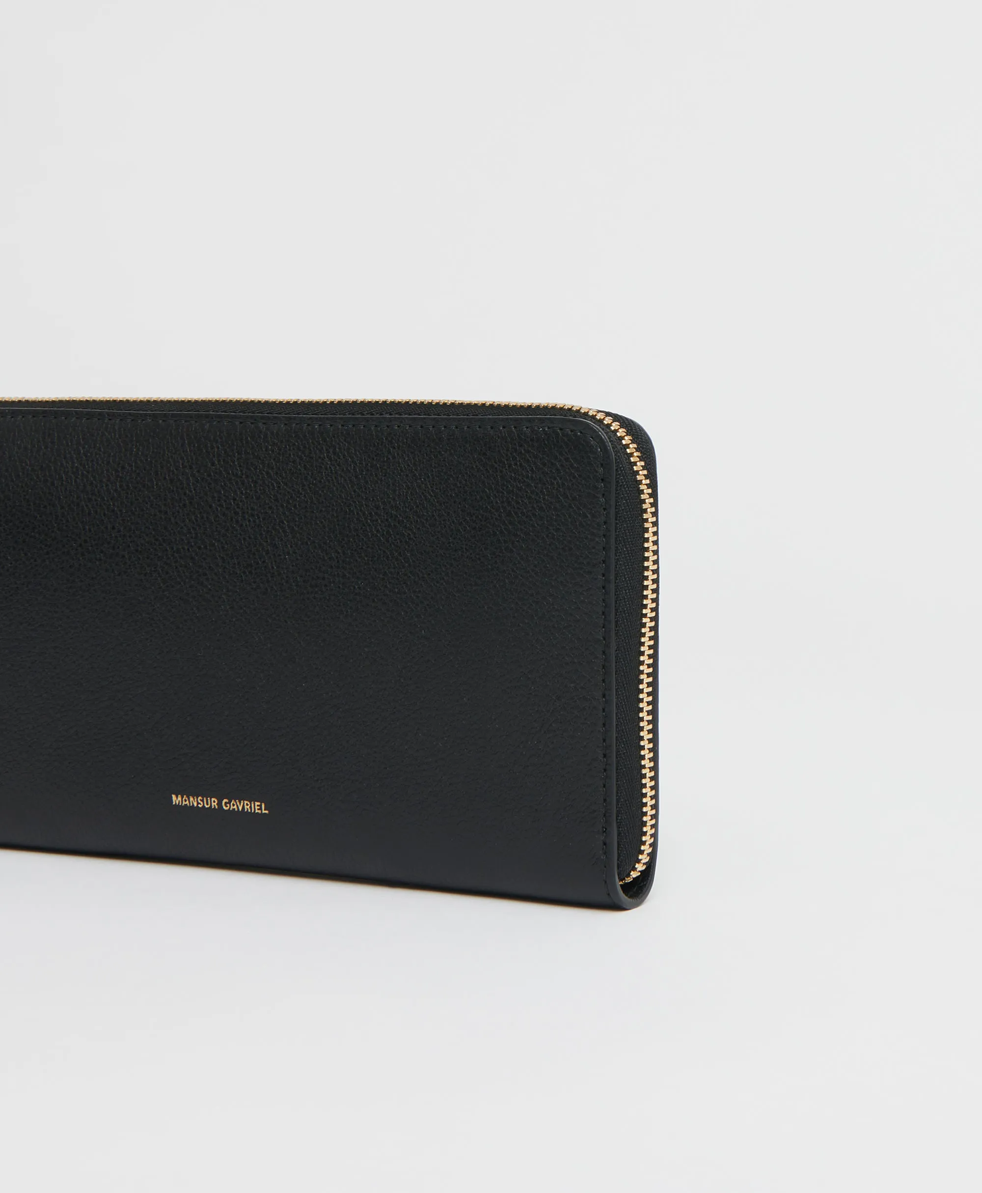 Zip Continental Wallet - Black