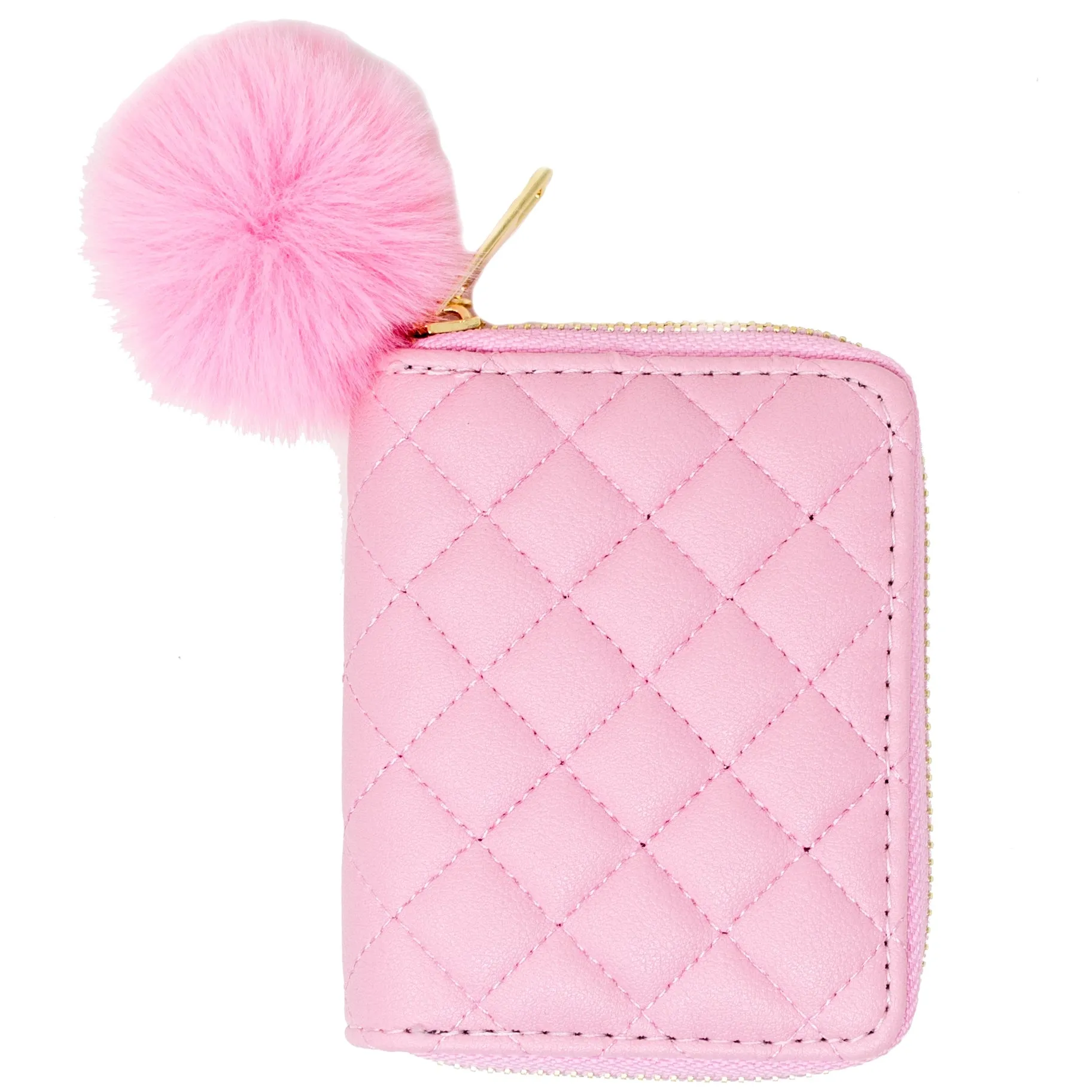 Zomi Gems Leather Quilted Wallet
